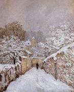 Alfred Sisley Sonw at Louveciennes oil on canvas
